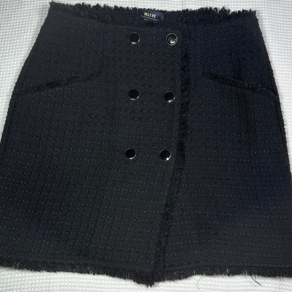 Womens anthropologie maeve black tweed